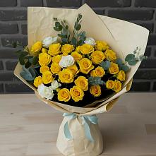 Букет цветов из:  Розы #REPLACE_PRED# Суворовское Краснодарский край