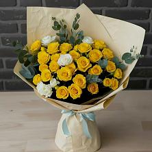 Букет цветов из:  Розы в Суворовское Краснодарский край
