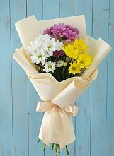 Букет цветов из:  Хризантемы в Суворовское Краснодарский край