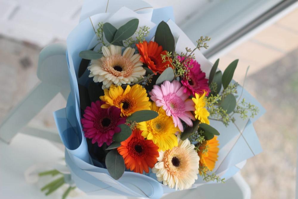 Букет цветов из: Герберы в Суворовское Краснодарский край