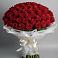 Букет 101 Красная роза Блэк Мэджик в Суворовское Краснодарский край