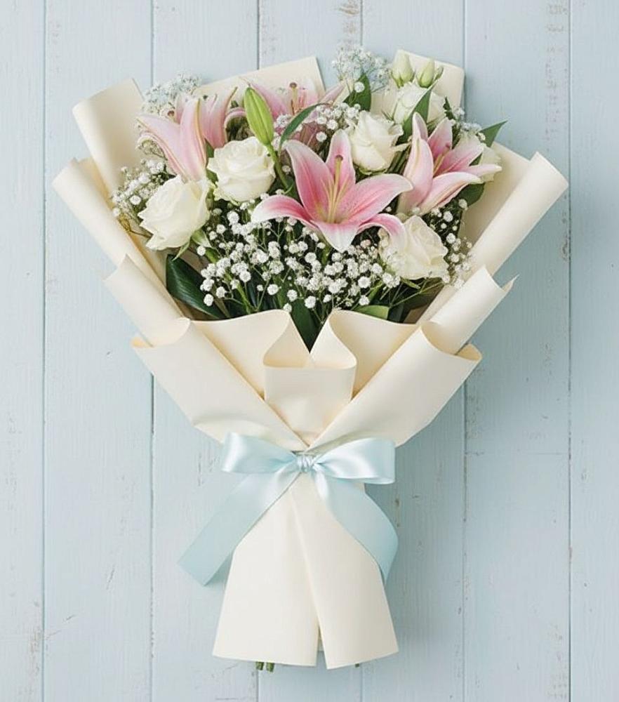 Букет цветов из: Лилии в Суворовское Краснодарский край