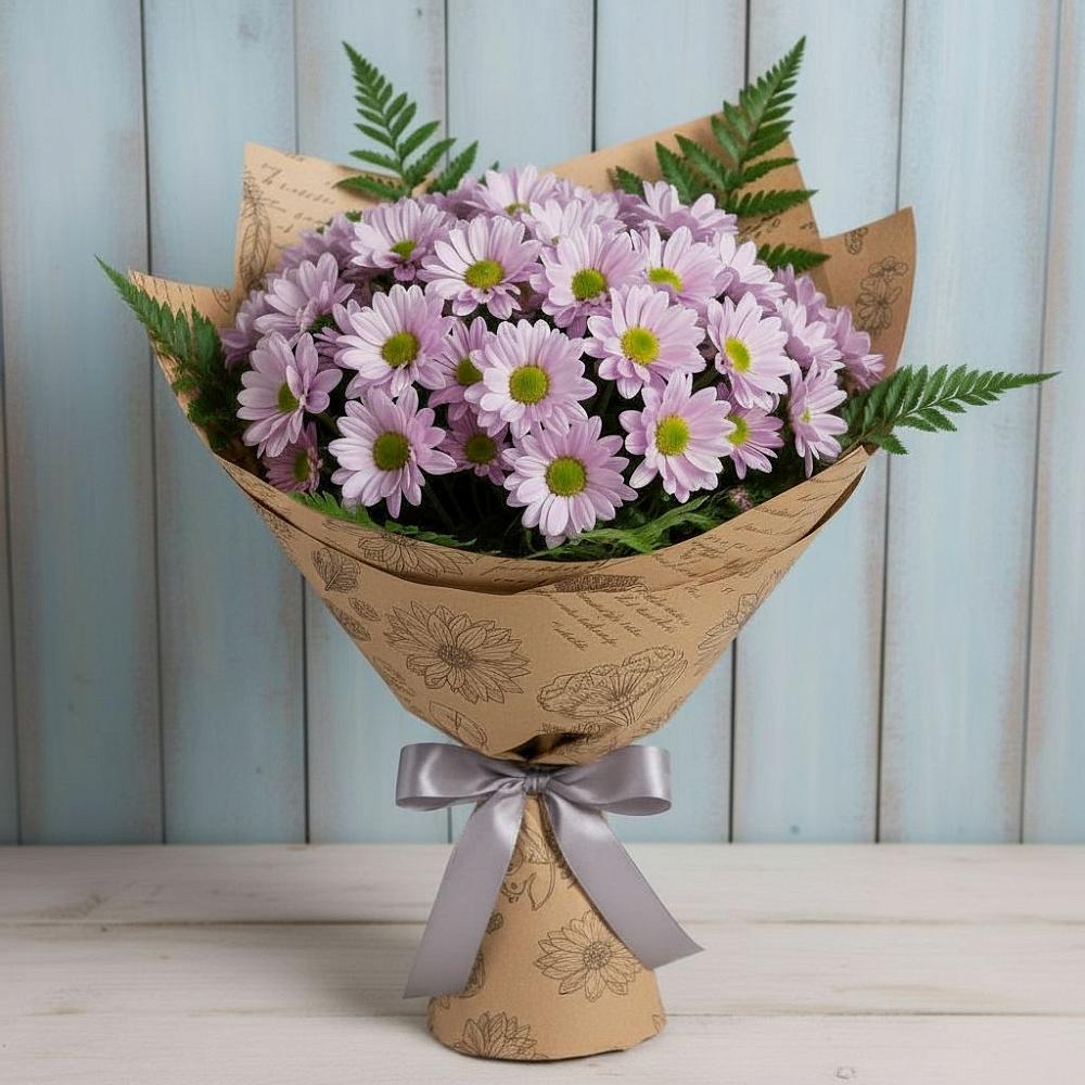 Букет цветов из: Хризантемы в Суворовское Краснодарский край