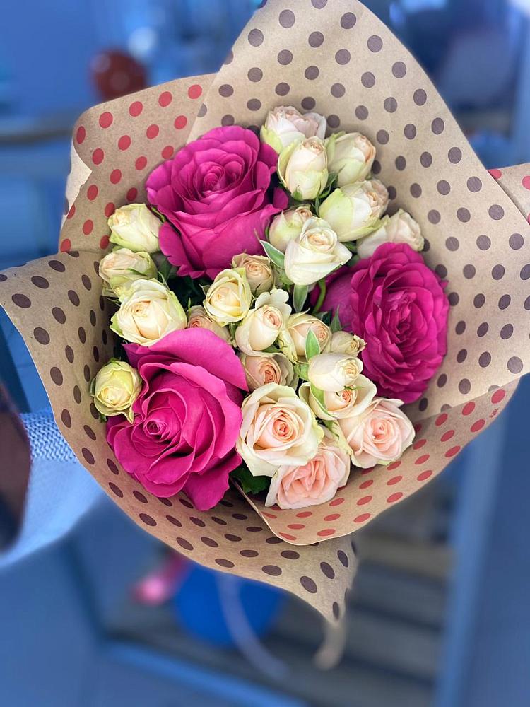 Букет цветов из: Розы в Суворовское Краснодарский край