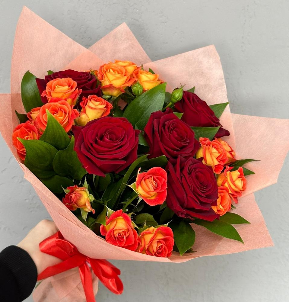 Букет Любовь и восторг в Суворовское Краснодарский край