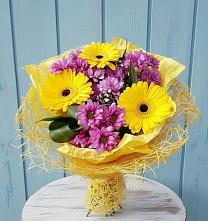 Букет цветов из:  Хризантемы и Герберы #REPLACE_PRED# Суворовское Краснодарский край