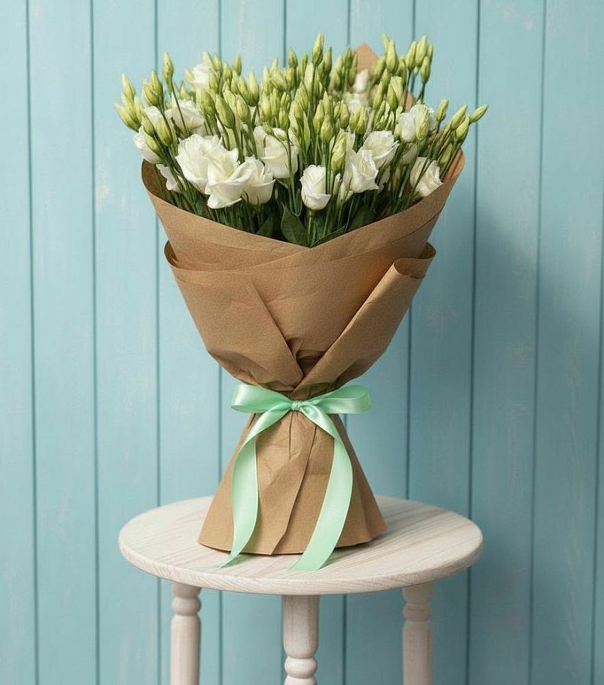 Букет цветов из: Лизиантусы в Суворовское Краснодарский край