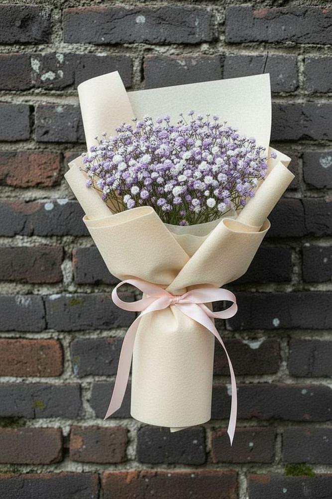 Букет цветов из: Гипсофила в Суворовское Краснодарский край