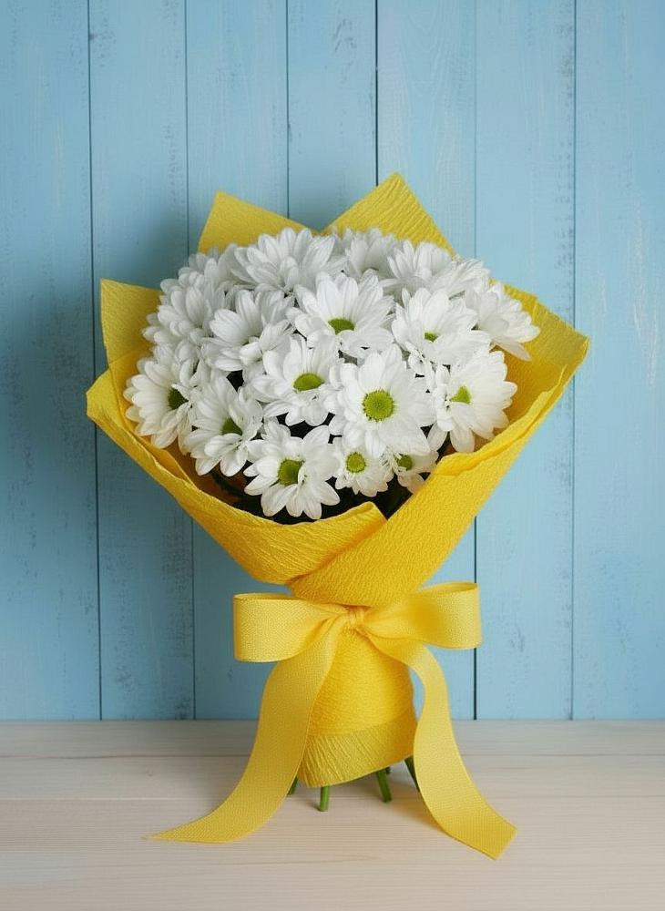 Букет цветов из: Хризантемы в Суворовское Краснодарский край
