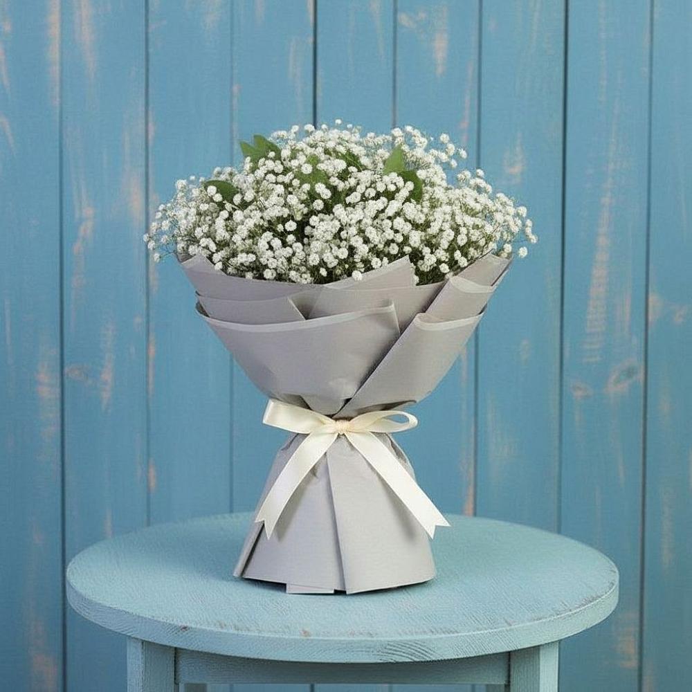 Букет цветов из: Гипсофила в Суворовское Краснодарский край