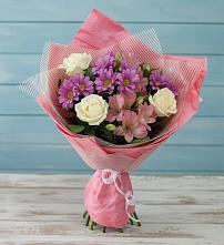 Букет цветов из:  Герберы в Суворовское Краснодарский край