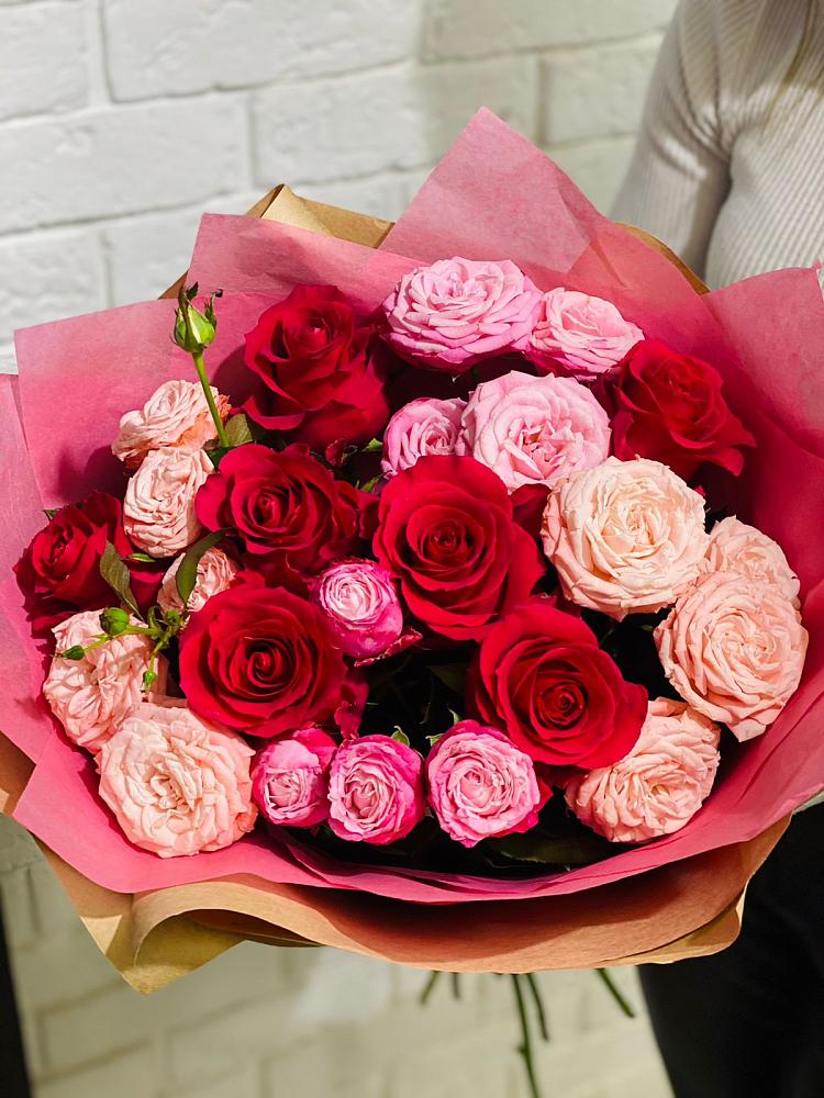 Букет цветов из: Розы в Суворовское Краснодарский край