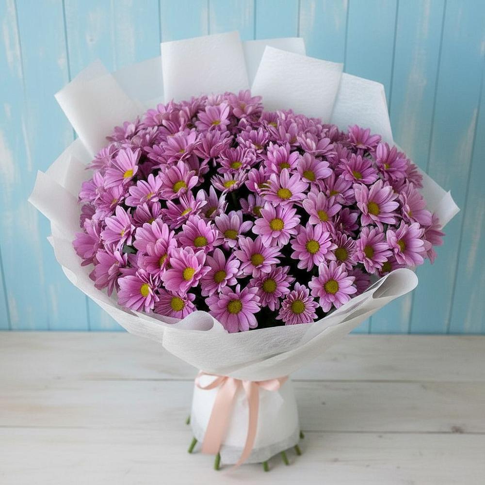 Букет цветов из: Хризантемы в Суворовское Краснодарский край
