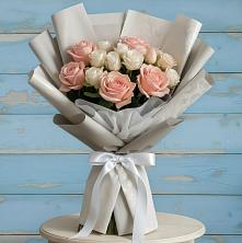 Букет цветов из:  Розы в Суворовское Краснодарский край