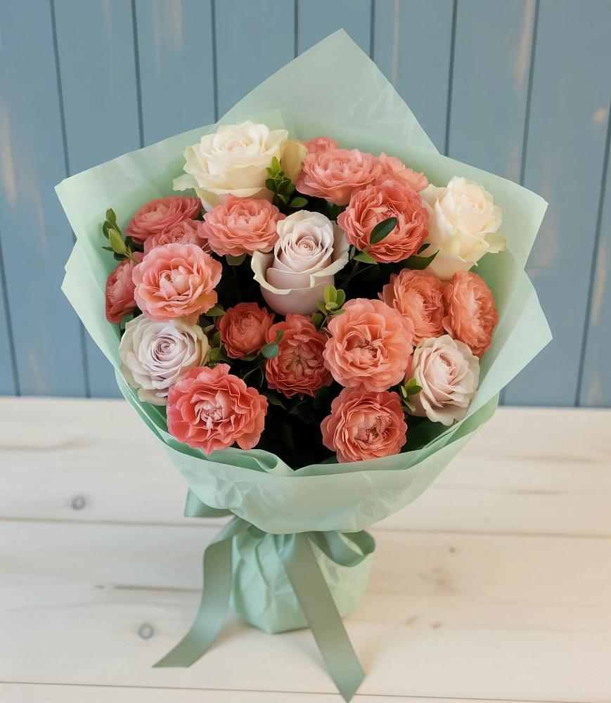 Букет цветов из: Розы в Суворовское Краснодарский край