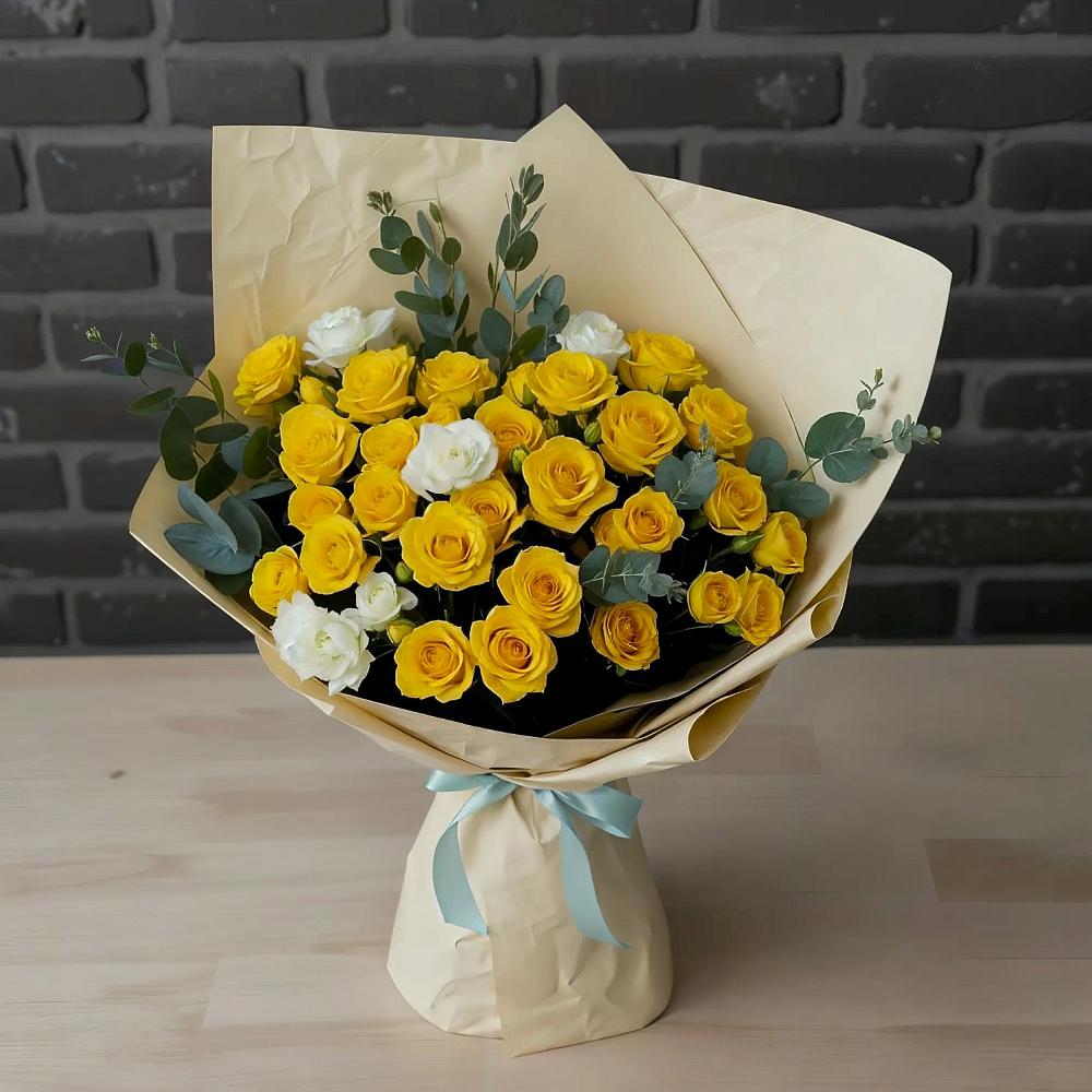 Букет цветов из: Розы в Суворовское Краснодарский край