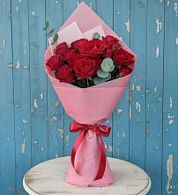Букет цветов из:  Розы в Суворовское Краснодарский край