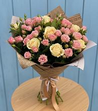Букет цветов из:  Розы #REPLACE_PRED# Суворовское Краснодарский край