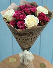Букет цветов из:  Розы #REPLACE_PRED# Суворовское Краснодарский край