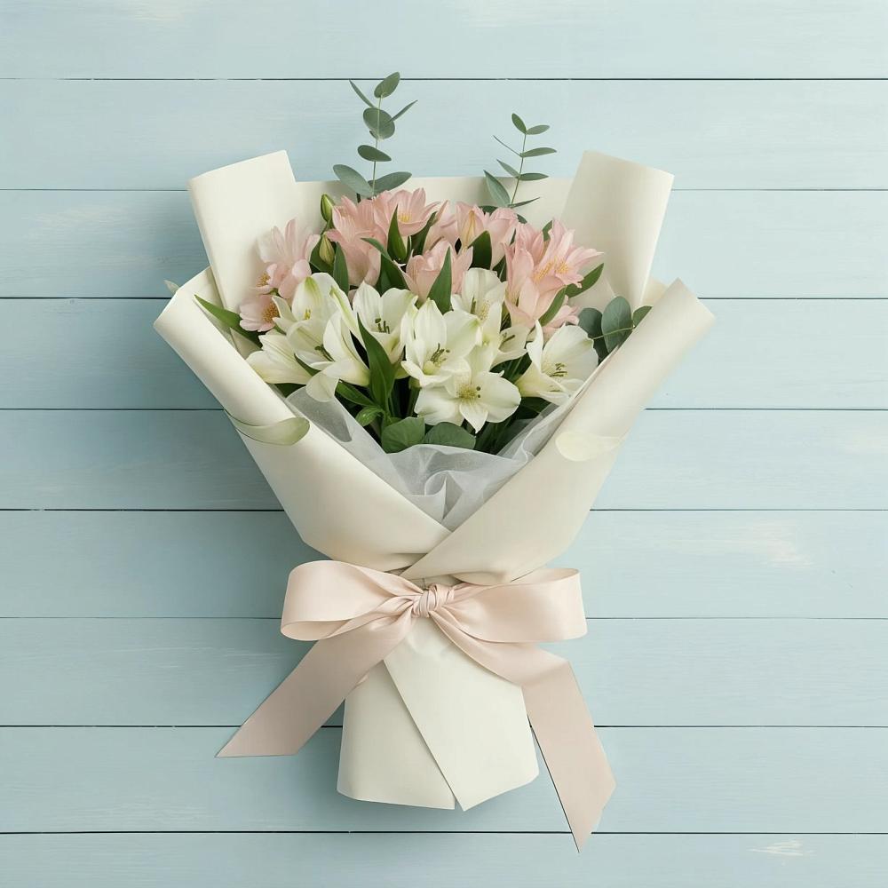 Букет цветов из: Альстромерии в Суворовское Краснодарский край