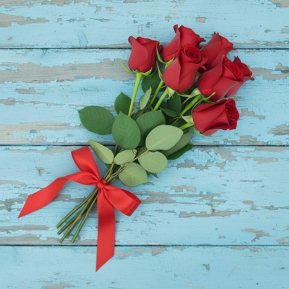 Букет Красные розы в Суворовское Краснодарский край
