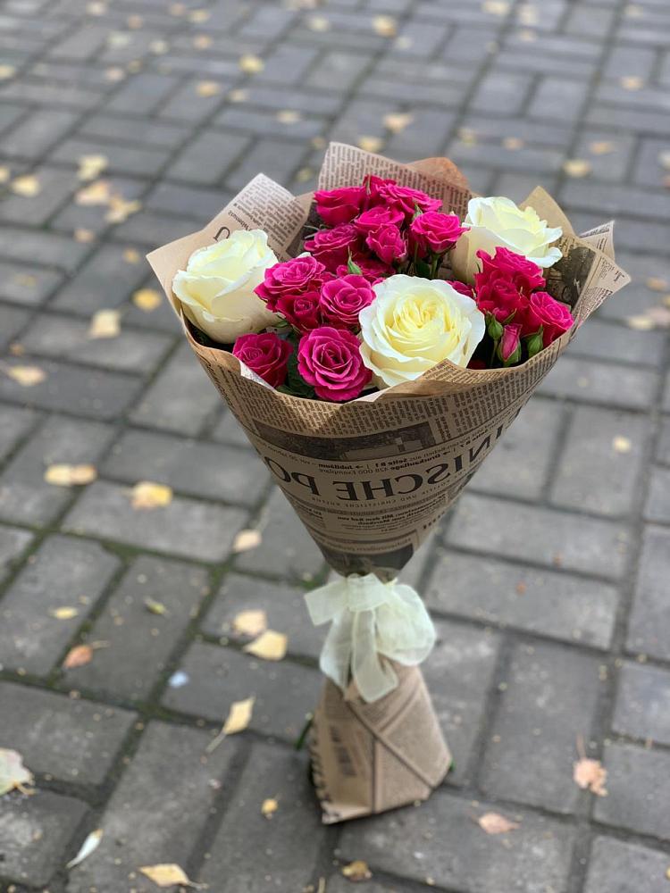 Букет цветов из: Розы в Суворовское Краснодарский край