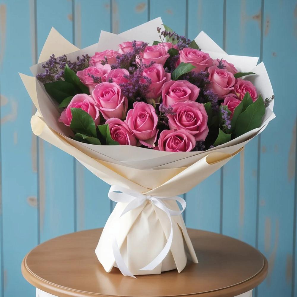 Букет цветов из: Розы в Суворовское Краснодарский край