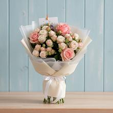 Букет цветов из:  Розы #REPLACE_PRED# Суворовское Краснодарский край