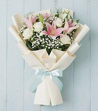 Букет цветов из:  Лилии #REPLACE_PRED# Суворовское Краснодарский край