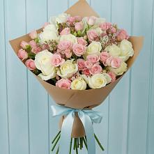 Букет цветов из:  Розы в Суворовское Краснодарский край